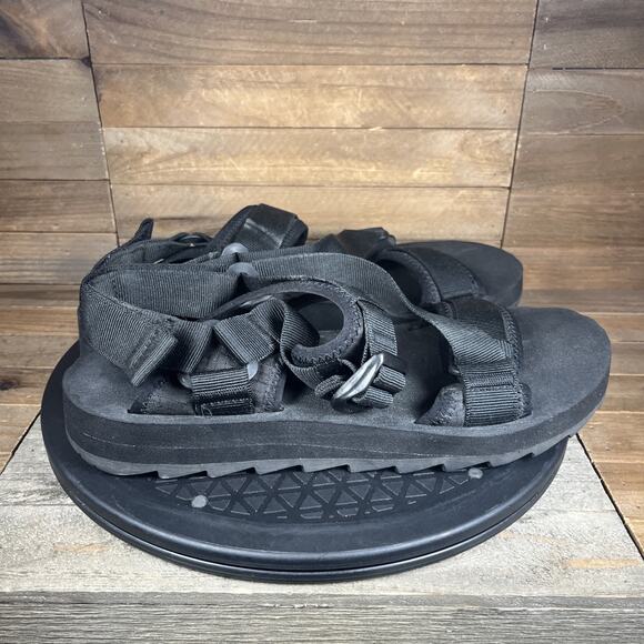 Merrell Alpine Strap Outdoor Everyday Men's Size 10 Black Casual Sport Sandals - Picture 1 of 11